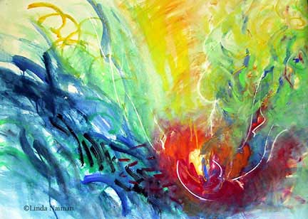 Beethoven's Violin Concerto in D Major painted by Linda Naiman